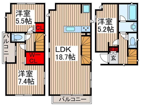 Ｋｏｌｅｔ日進＃21の物件間取画像